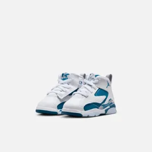 Brand New Air Jordan Kids’ MVP White Industrial Blue Shoes (TD 8c/9c/10c)