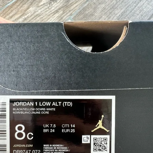 Brand New Jordan 1 Low ALT Toddler/Baby Shoes