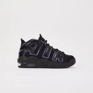 Brand New Nike Air More Uptempo “Black Action Grape” Big Kids Shoes DX5954 001