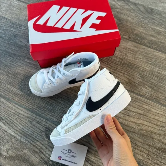 Brand New Nike Blazer Mid ‘77 Toddler’s Shoes “White/Black”
