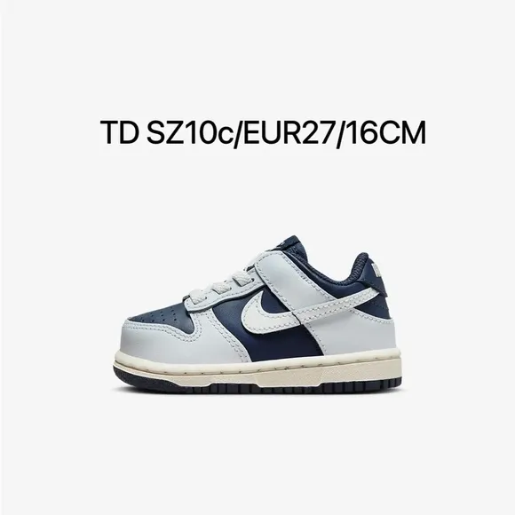 Brand New Nike Dunk Low Toddler Shoes “Midnight Navy”