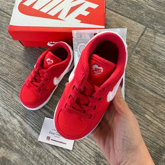 Brand New Nike Dunk Low Toddler Shoes “Valentines Day “FZ3551 612”