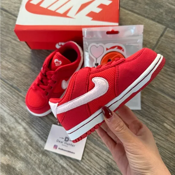 Brand New Nike Dunk Low Toddler Shoes “Valentines Day “FZ3551 612”