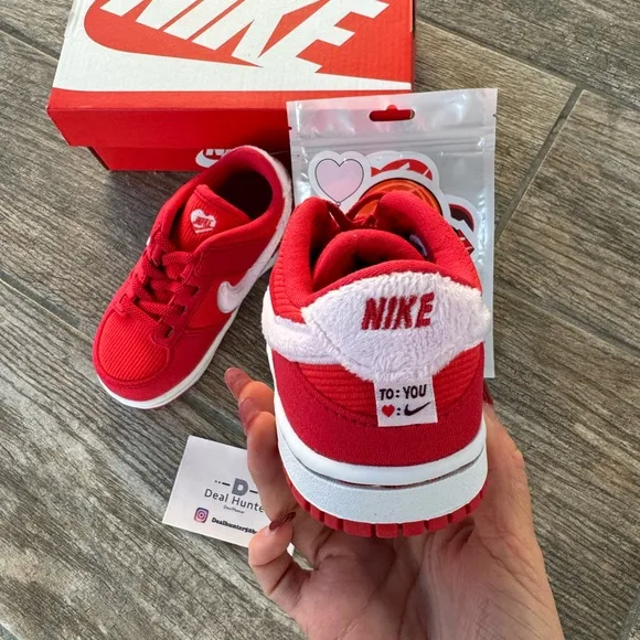 Brand New Nike Dunk Low Toddler Shoes “Valentines Day “FZ3551 612”