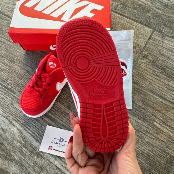Brand New Nike Dunk Low Toddler Shoes “Valentines Day “FZ3551 612”