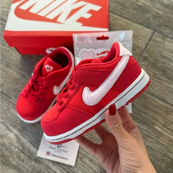 Brand New Nike Dunk Low Toddler Shoes “Valentines Day “FZ3551 612”