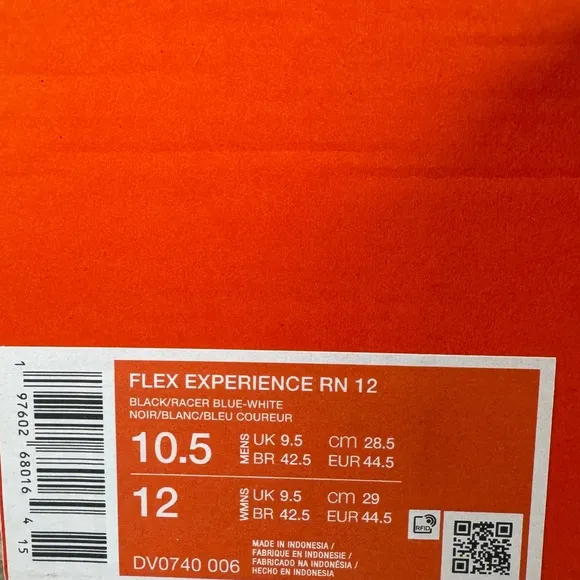 Brand New Nike Flex Experience RN 12 Men's Running Shoes