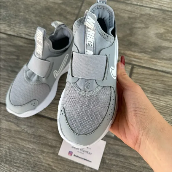 Brand New Nike Flex Runner 3 Little Kids Shoes “Wolf Grey”