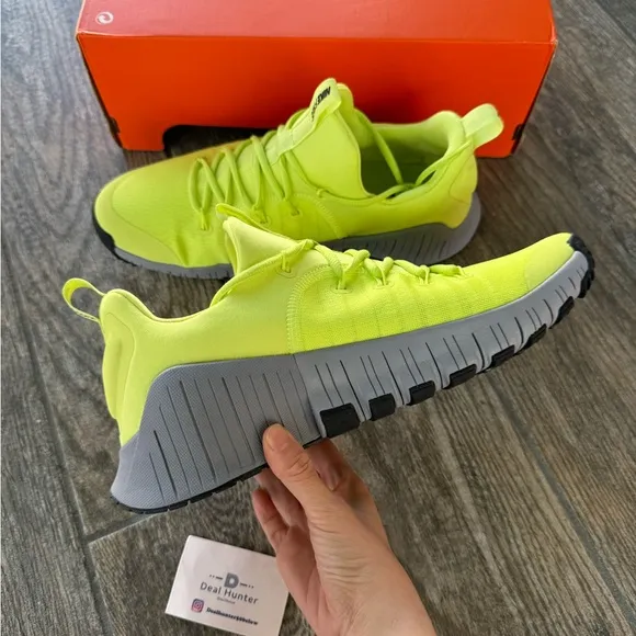 Brand New Nike Free Metcon 6 Lime Green Training Shoes
