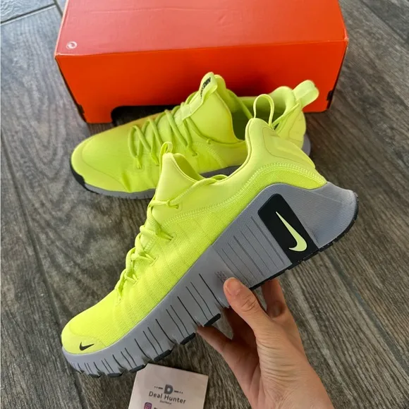 Brand New Nike Free Metcon 6 Lime Green Training Shoes