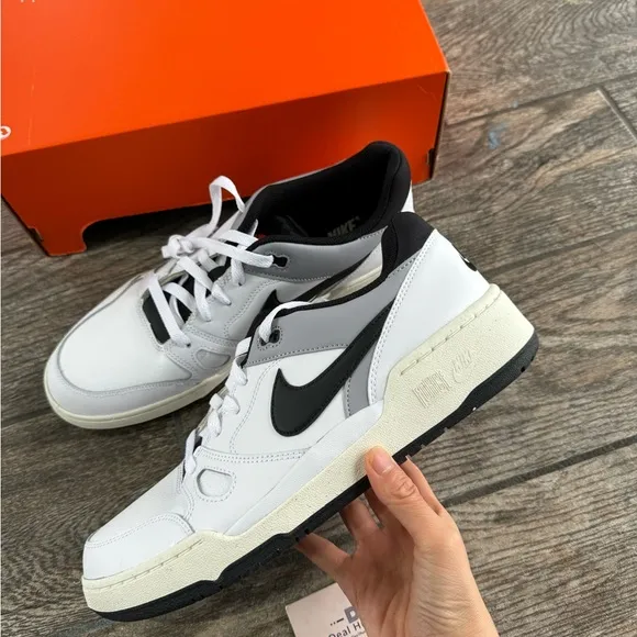 Brand New Nike Full Force Low Men’s Shoes “White and Black” FB1362 101