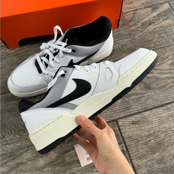 Brand New Nike Full Force Low Men’s Shoes “White and Black” FB1362 101
