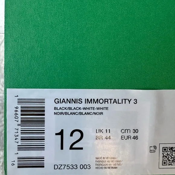 Brand New Nike Giannis Immortality 3 Men's Basketball Shoes