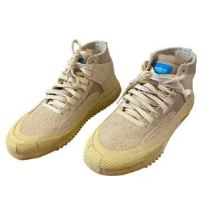 BRANDBLACK Tan Mixed Media Capo High Top Vibram Sole Sneakers
