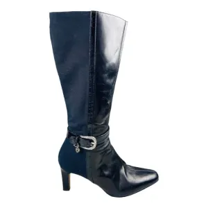 BRIGHTON Rachel Black Leather Boots Women's Outdoor Stylist Shoes Size 9M