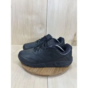 Brooks Addiction Walker Black Leather Walking Shoes Mens Size 12