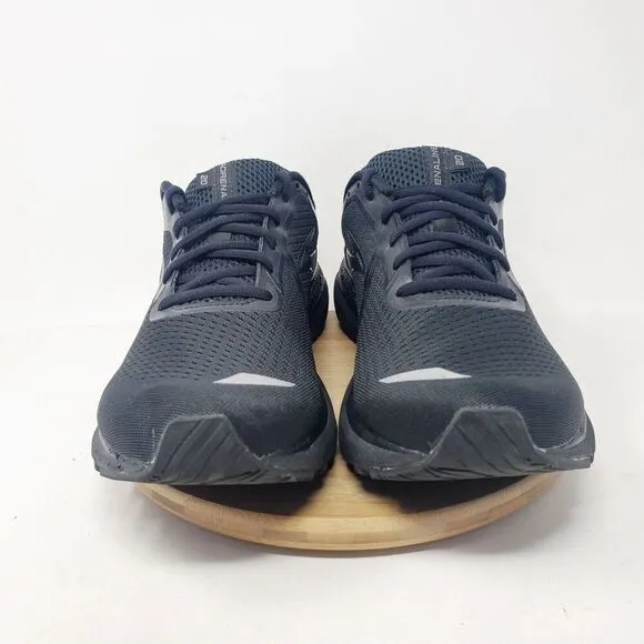 Brooks Adrenaline 20 Shoes Womens 12 Triple Black Running Athletic Sneakers Work