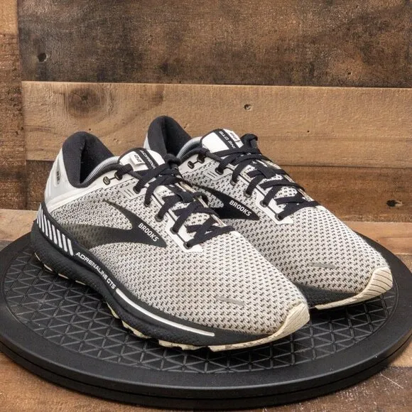 BROOKS ADRENALINE GTS 22 MENS ATHLETIC SHOES RUNNING WALKING GYM GRAY SIZE 11.5D