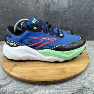 Brooks Caldera 7 Shoes Mens Size 9.5D Blue Hiking Trailer Outdoor Sneakers