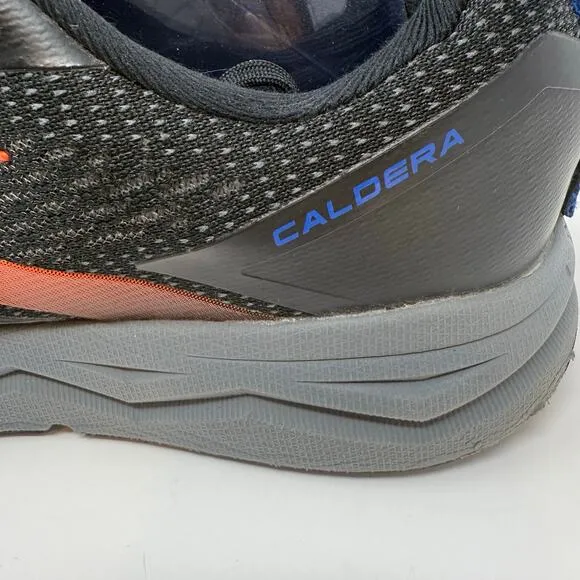 Brooks Caldera Trail Shoes Men's Size 11.5 Black Orange Trail Running Outdoor