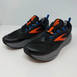 Brooks Caldera Trail Shoes Men's Size 11.5 Black Orange Trail Running Outdoor
