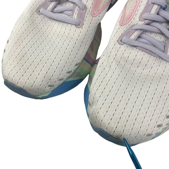 Brooks Glycerin 20 Womens Size 10 White Purple Pink Running Walking Shoes