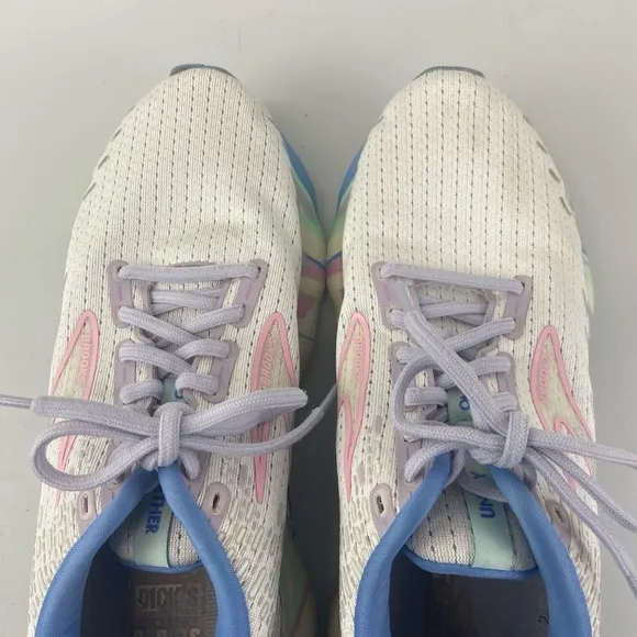 Brooks Glycerin 20 Womens Size 10 White Purple Pink Running Walking Shoes