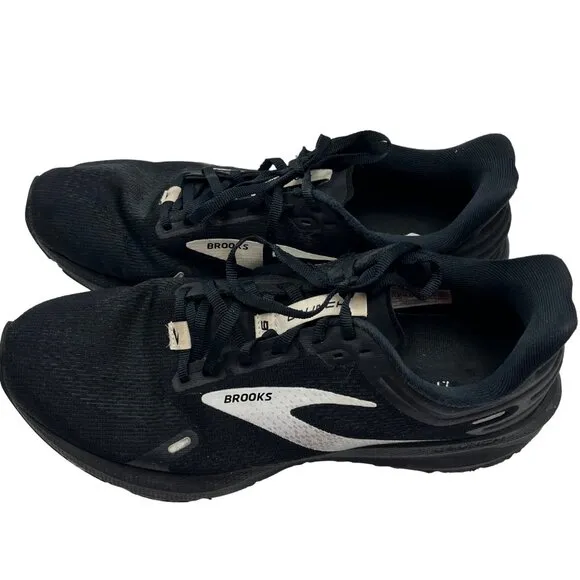 Brooks Launch 8 Running Shoes Black &amp; White Size 11.5 Mens 56b
