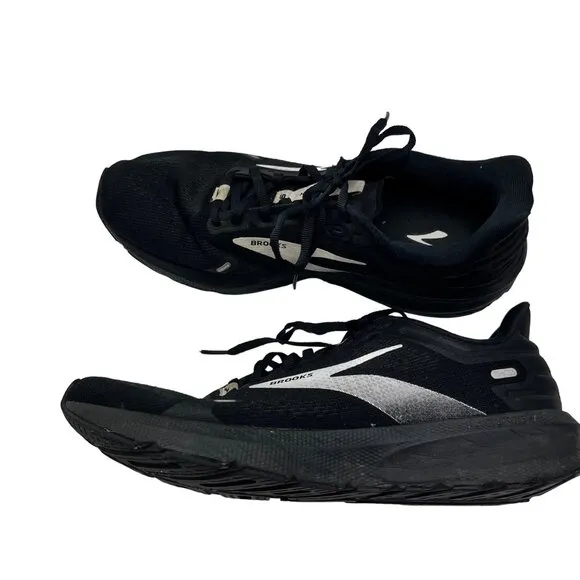 Brooks Launch 8 Running Shoes Black &amp; White Size 11.5 Mens 56b