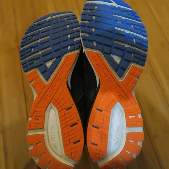 Brooks Ravenna 9 (1102801D025) Blue Running Shoes Sneakers Mens 14 D Lace Locks
