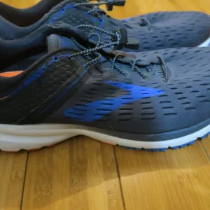 Brooks Ravenna 9 (1102801D025) Blue Running Shoes Sneakers Mens 14 D Lace Locks