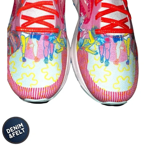 Brooks Trace 3 Colorful Pink/Blue/Yellow Running Shoes | NEW/NIB Limited Edition
