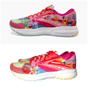 Brooks Trace 3 Colorful Pink/Blue/Yellow Running Shoes | NEW/NIB Limited Edition