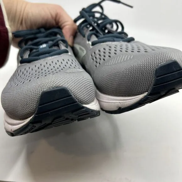 Brooks Addiction GTS 15 Shoes Womens 10 Wide Gray Blue Walking Support Trainer