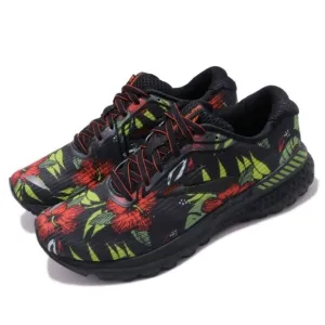 Brooks Men's Adrenaline Black Floral GTS 20 Tropical Running Shoes Size 10.5