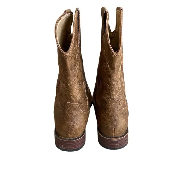 Brown Roper Men's Cole Western Boots - Square Toe Size 9.5
