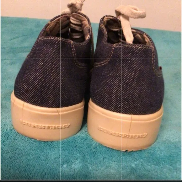 BURBERRY DENIM SNEAKERS SZ 40