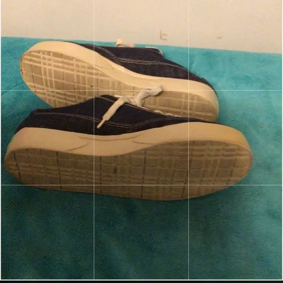 BURBERRY DENIM SNEAKERS SZ 40