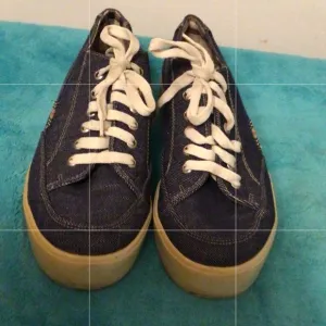 BURBERRY DENIM SNEAKERS SZ 40