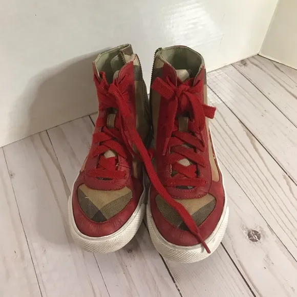 BURBERRY HIGH TOP SNEAKERS
