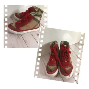 BURBERRY HIGH TOP SNEAKERS