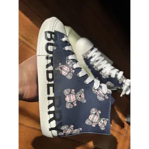 Burberry Kid's Thomas Bear High-Top Sneakers 11.5 NIB