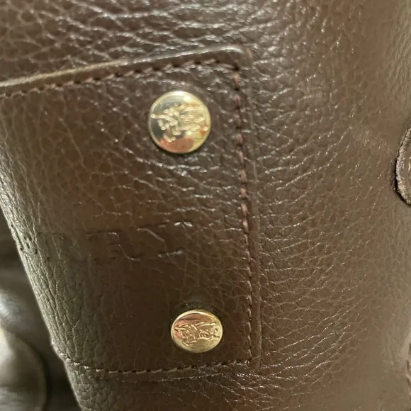 Burberry Leather Wedge Boots