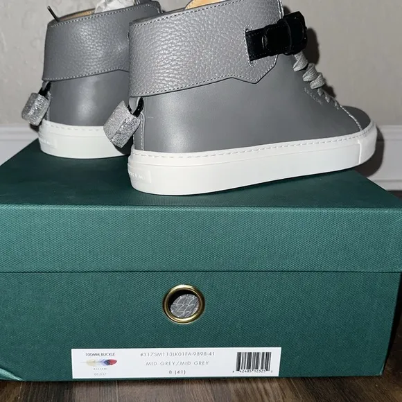 Buscemi high-top leather sneakers NWT