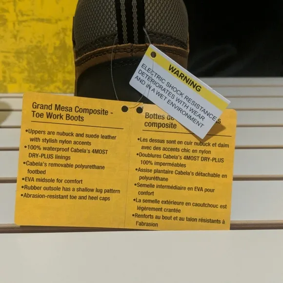 Cabela's Men's Grand Mesa Composite Work Boots