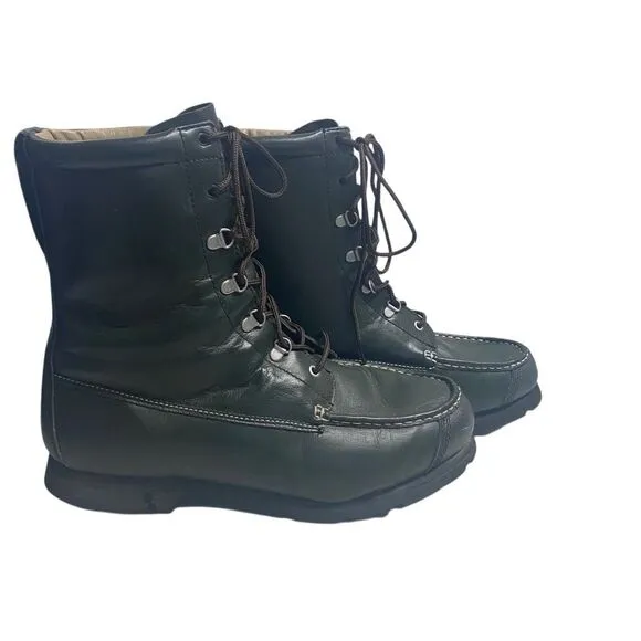 CABELA’S Men’s Moc Toe Hunting Boots Size 14B Green Thinsulate SEE DESCRIPTION