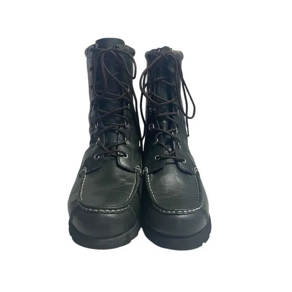 CABELA’S Men’s Moc Toe Hunting Boots Size 14B Green Thinsulate SEE DESCRIPTION
