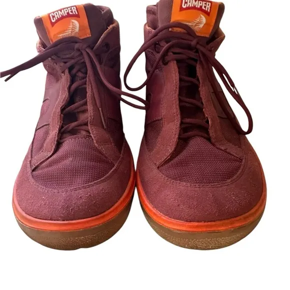 CAMPER X MUSTOV PEU LIGHTWEIGHT HIGH-TOP SNEAKERS SIZE 45