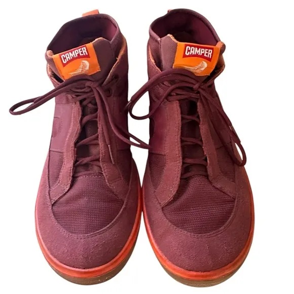 CAMPER X MUSTOV PEU LIGHTWEIGHT HIGH-TOP SNEAKERS SIZE 45
