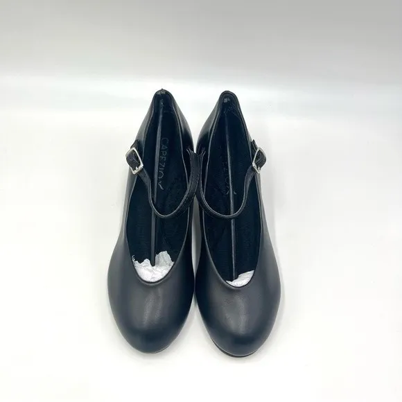 Capezio Big Kids Girls 550X Jr Junior FootLight Black Dance Shoes Size 2 NEW